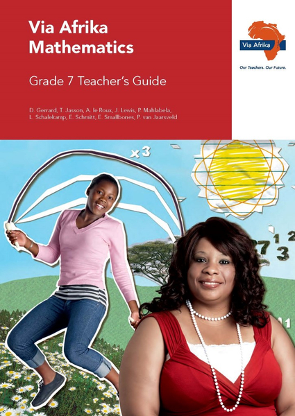 eBook (ePDF): Via Afrika Mathematics Grade 7 Teacher's Guide