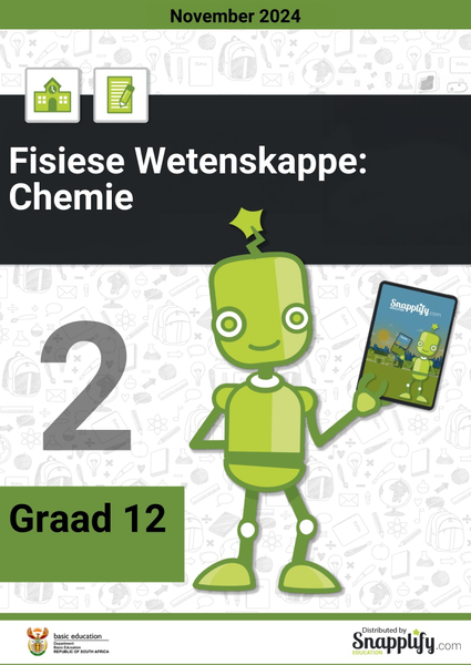 Fisiese Wetenskappe: Chemie Vraestel 2 Graad 12 November 2024