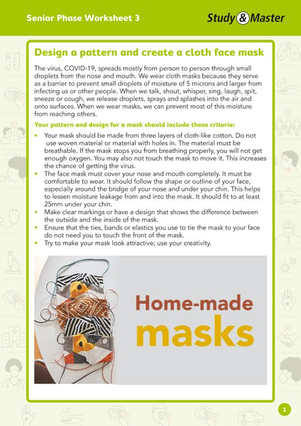 Study and Master Senior Phase Worksheet 3