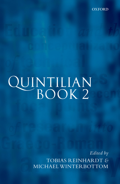 Quintilian Institutio Oratoria Book 2