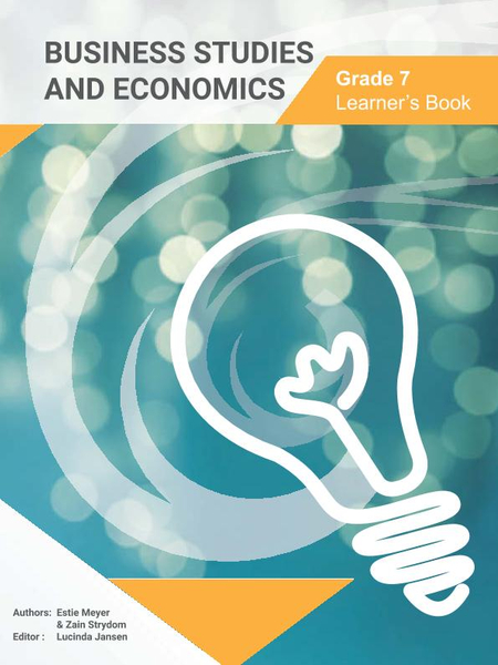 CONSUMO BUSINESS STUDIES AND ECONOMICS GRADE 7 LEARNER'S BOOK