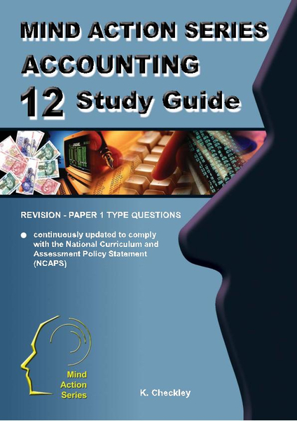 MIND ACTION SERIES Accounting Gr 12 Paper 1 Study Guide PDF (1 Year Licence)