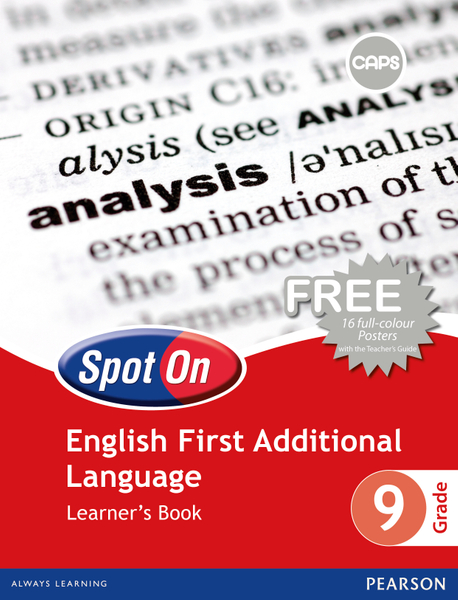 Spot On English First Additional Language Grade 9 Learner's Book ePUB (1-year licence)