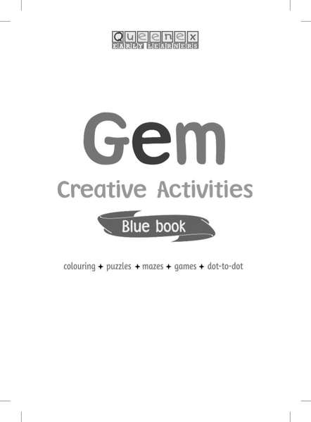 Gem Creative Activities - Blue Book