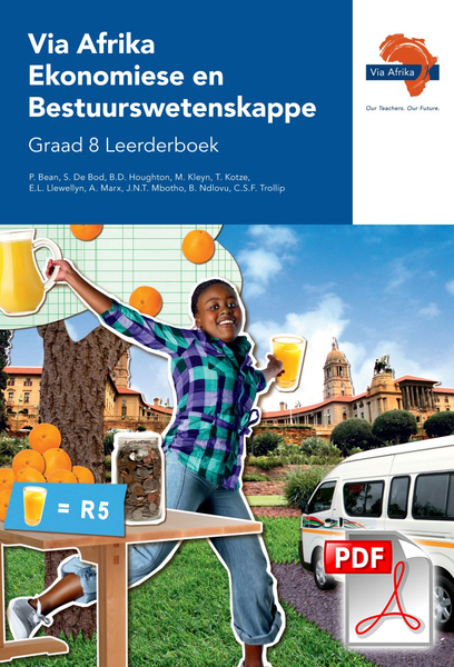 eBoek (ePDF): Via Afrika Ekonomiese en Bestuurswetenskappe Graad 8 Leerderboek