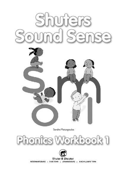 E SHUTERS SOUND SENSE: (ENGLISH) PHONICS WORKBOOK 1