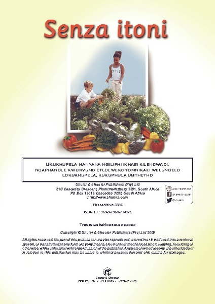 E WE MAKE A GARDEN: (NDEBELE) SENZA ITONI