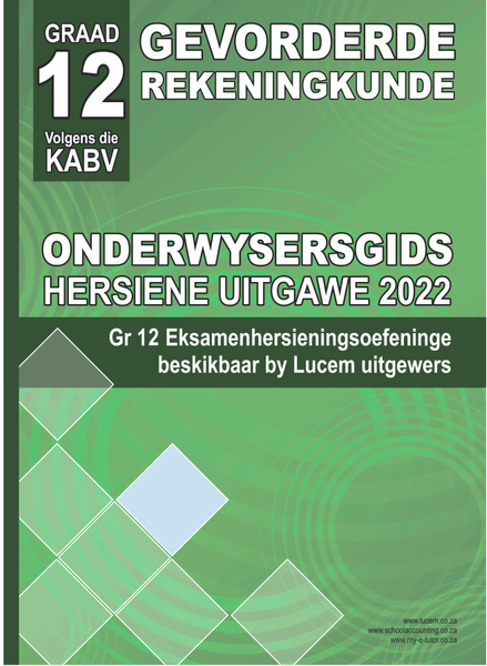 Gr 12 Gevorderde Rekeningkunde Ogids