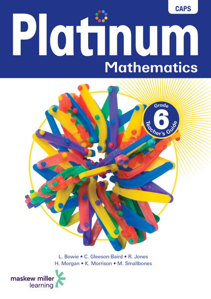 Platinum Mathematics Grade 6 Teacher's Guide ePDF (1-year licence)