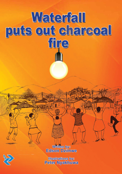 Waterfall puts out charcoal fire