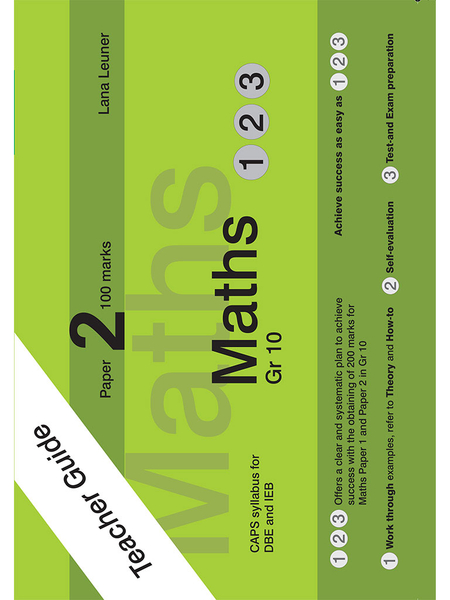 Maths 1 2 3 Gr 10 Teacher Guide Paper 2
