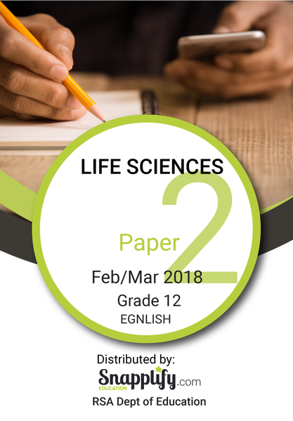 LIFE SCIENCES Exam Pack - Feb/March 2018