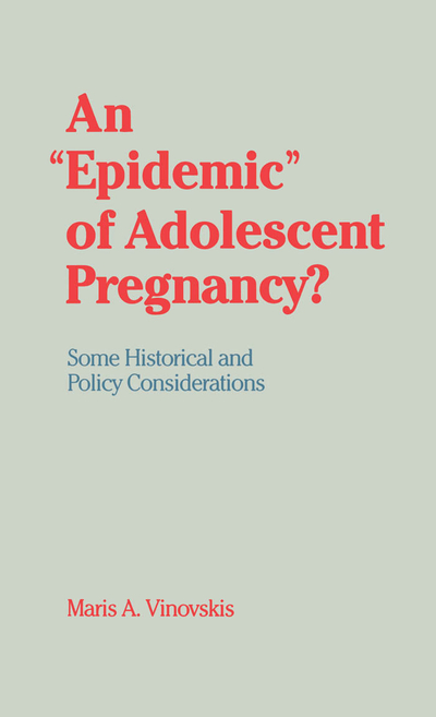 An "^AEpidemic" of Adolescent Pregnancy?