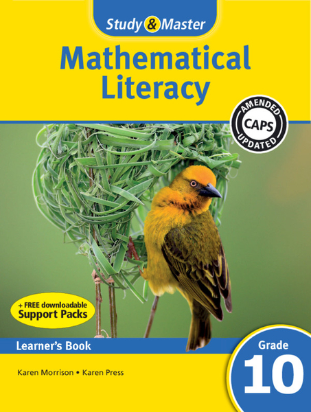 Study & Master Mathematical Literacy Grade 10 Learner's Book (1 year) Enhanced Digital Edition