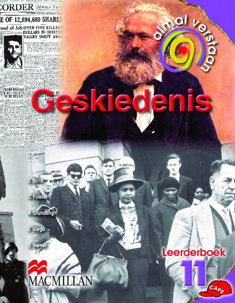 Almal Verstaan Geskiedenis Graad 11 Leerderboek