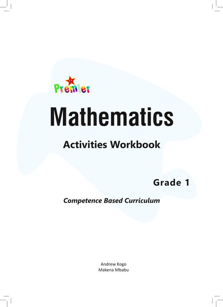 Premier Mathematics Activities Workbook Grade 1