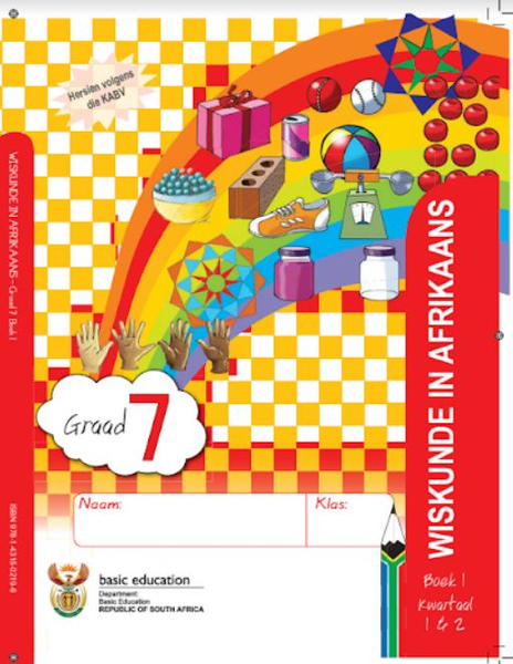 Graad 7 Mathematics - Afrikaans (Book 1)
