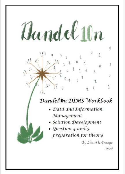 Dandel10n Delphi DIMS Workbook