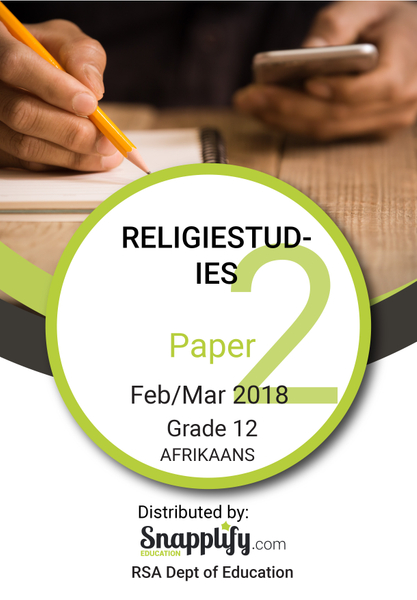 RELIGIESTUDIES Exam Pack - Feb/March 2018