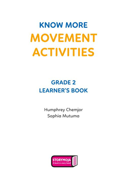 Know More Movement Activities Learner's Book Grade 2
