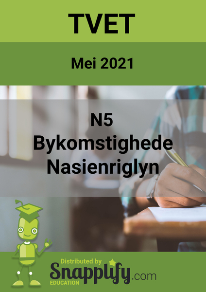 Bykomstighede N5 Nasienriglyn Mei 2021