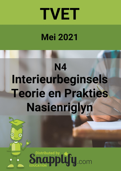 Interieurbeginsels Teorie En Prakties N4 Vraestel Mei 2021