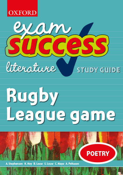 Exam Success Short Story Study Guide and Answers: Rugby league game