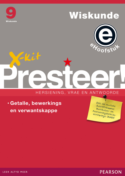 X-kit Presteer! Wiskunde Graad 9 Studiegids (Module 1) ePDF (perpetual licence)