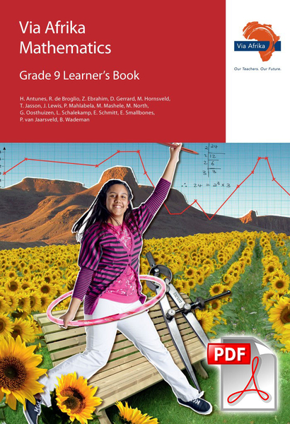 eBook (ePDF): Via Afrika Mathematics Grade 9 Learner's Book