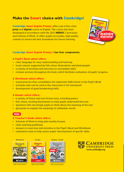 Nigeria: Smart English Primary 1 Pupils Book (One Year Licence)