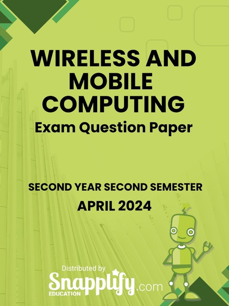 Wireless And Mobile Computing Second Year April 2024