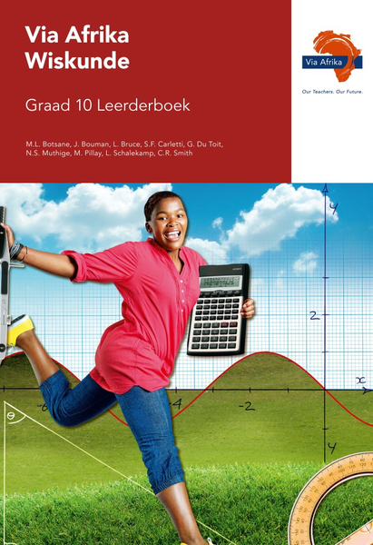 eBoek ePub vir tablette: Via Afrika Wiskunde Graad 10 Leerderboek