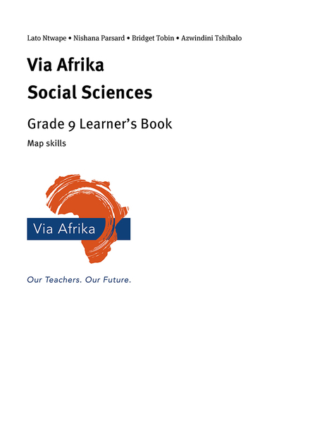 eBook Single topic ePub for Tablets: Via Afrika Social Sciences Grade 9: Map skills
