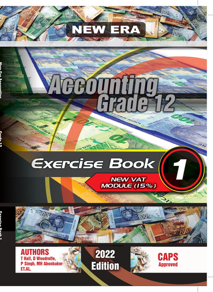 NEW ERA ACCOUNTING GR 12 (EXERCISE BOOK 1) 3 YEAR LICENSE