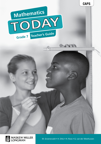 Mathematics Today Grade 7 Teacher's Guide ePDF (1-year licence)