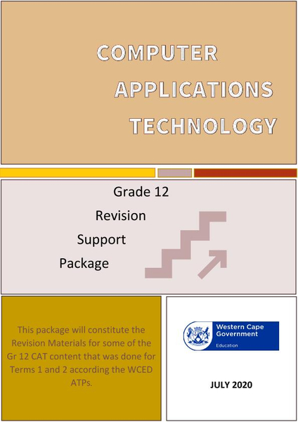 CAT Revision Package Grade 12_(FINAL) (CAPS)