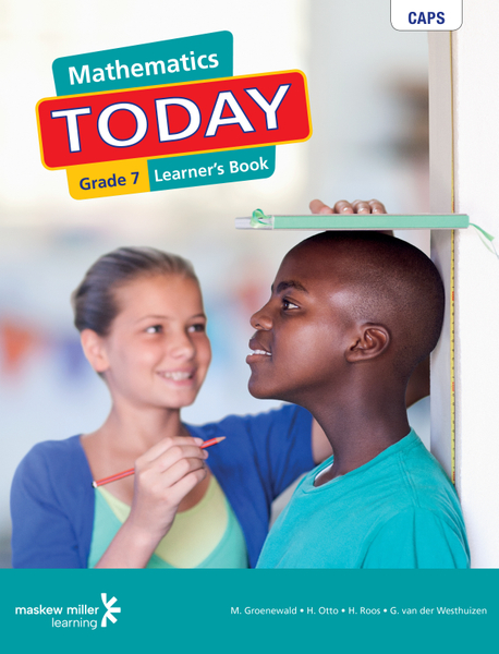 Mathematics Today Grade 7 Learner's Book ePUB (1-year licence)