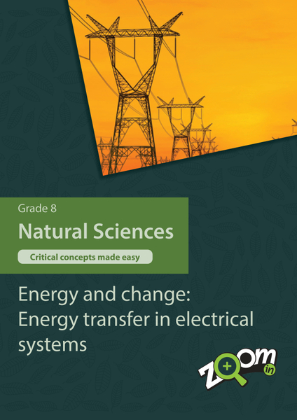 Natural Sciences  Grade 8 Topic 7: Energy and change: Energy transfer in electrical systems. Visually rich, interactive content with fun activites and language support.