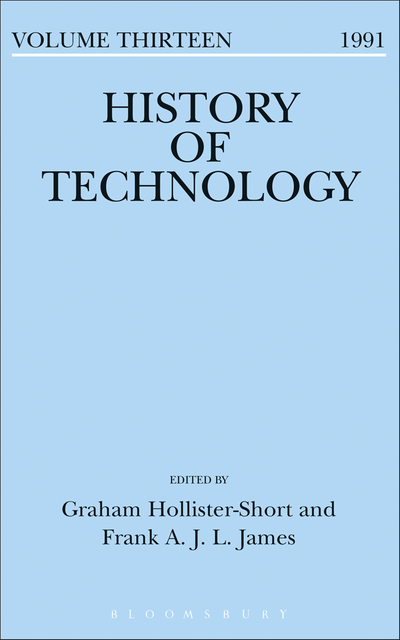 History of Technology Volume 13
