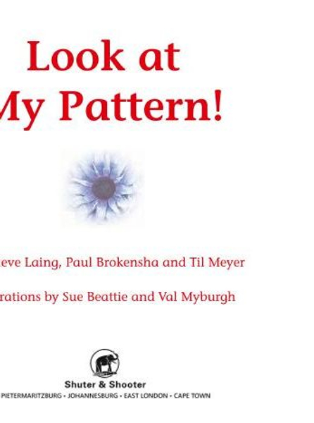 JUMBO INFORMATION READER: RED - LOOK AT MY PATTERN (Library)