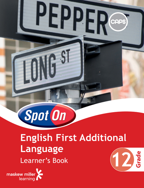 Spot On English First Additional Language Grade 12 Learner's Book ePUB (perpetual licence)
