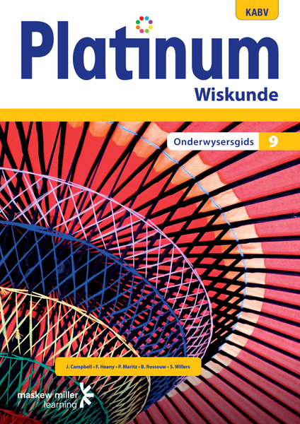 Platinum Wiskunde Graad 9 Onderwysersgids ePDF (1-year licence)