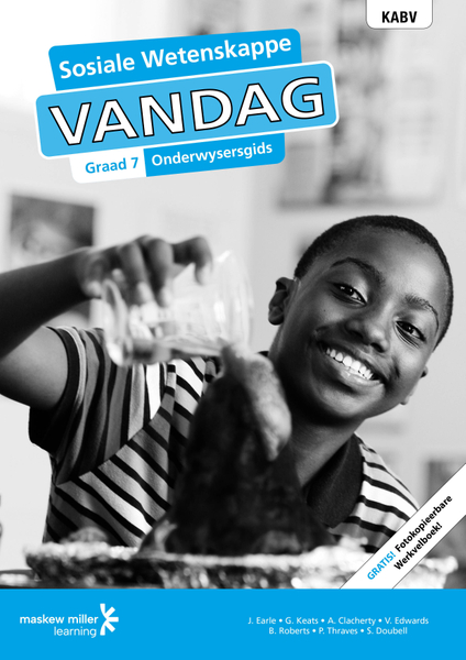 Sosiale Wetenskappe Vandag Graad 7 Onderwysersgids ePDF (perpetual licence)