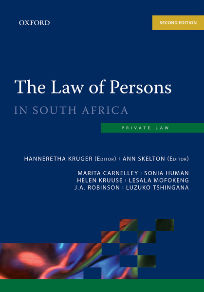 The Law of Persons in South Africa 3e