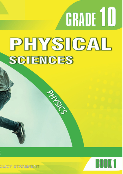 Gr 10 Physical Sciences Book 1 solutions