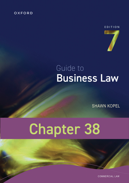 Guide to Business Law 7e Chapter 38: Cyber law