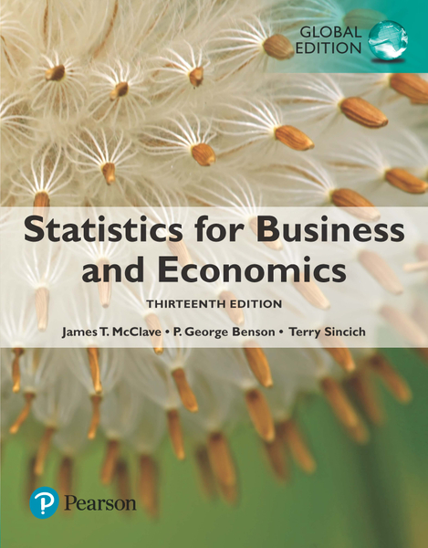Statistics for Business and Economics, Global Edition