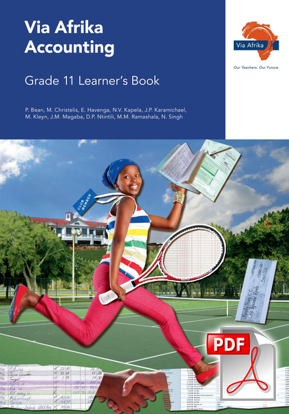 eBook (ePDF): Via Afrika Accounting Grade 11 Learner's Book