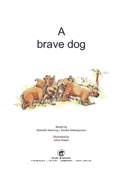 E CUB READING SCHEME (ENGLISH) LEVEL 11 BK 2: A BRAVE DOG