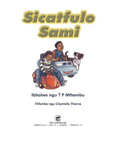 E ISICATHULO SAMI (SISWATI): SICATFULO SAMI